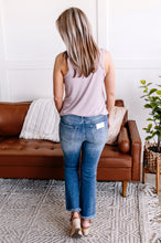 Load image into Gallery viewer, Out With The Old, In With The Blue Cropped Flare Jeans By Risen
