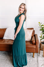 Load image into Gallery viewer, To The Other Side Maxi Dress in Hunter Green
