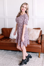 Load image into Gallery viewer, It&#39;s Wild Out There Animal Print Dress In Mauve

