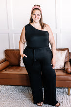 Load image into Gallery viewer, A Timeless Classic One Shoulder Jumpsuit In Black
