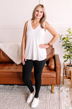 Load image into Gallery viewer, Do Me A Solid V neck Sleeveless Top In Ivory
