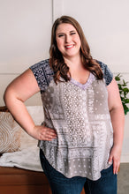 Load image into Gallery viewer, Pretty As A Picture Paisley Sleeveless Top
