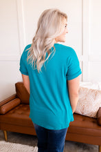 Load image into Gallery viewer, Pocketful of Basics Tee In Teal
